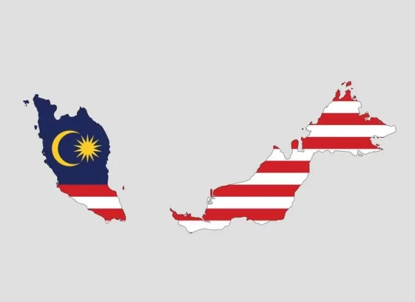 Download Malaysia Flag National Asia Emblem Map Icon Vector Illustration Abstract Design Element for free